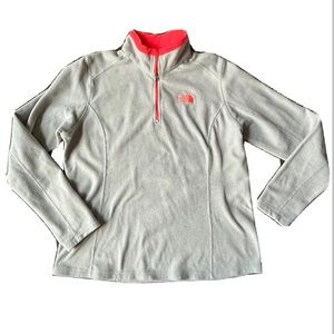 North Face Fleece 1/4 zip Top Women’s L